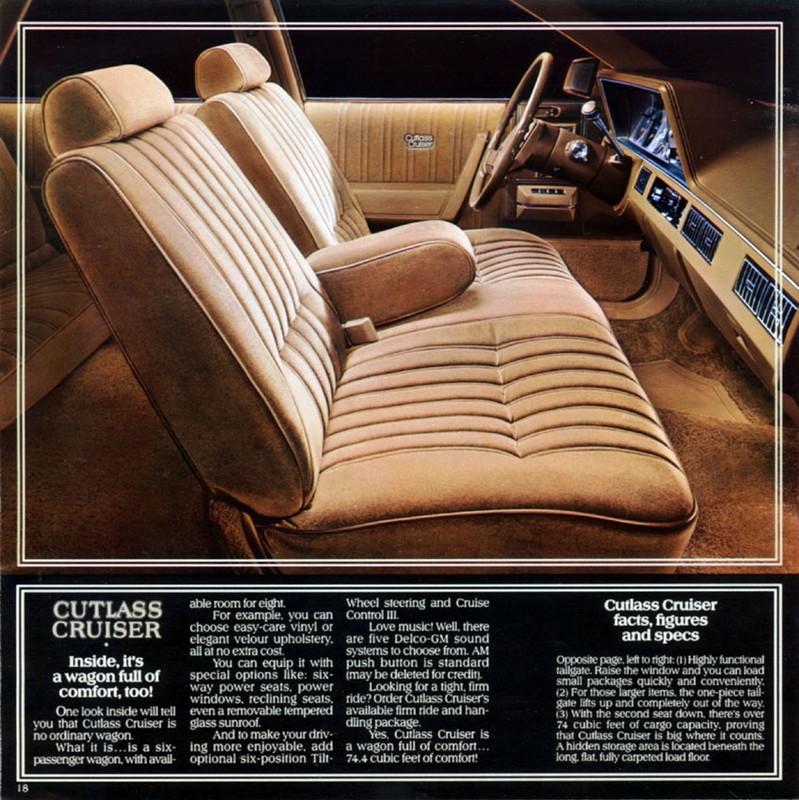 1985 Oldsmobile Cutlass Brochure Page 20